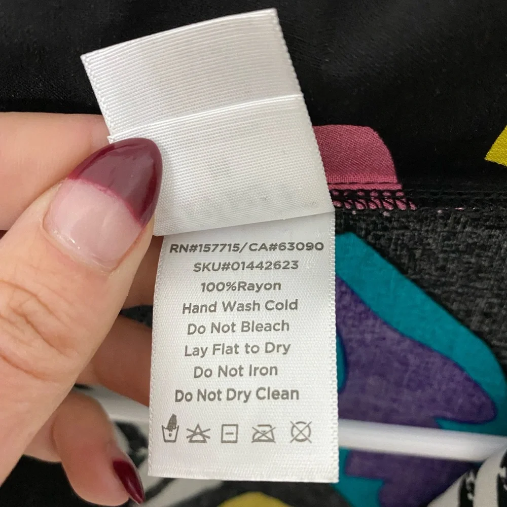 80's vibe multi color romper with collar size M - Picture 5 of 5